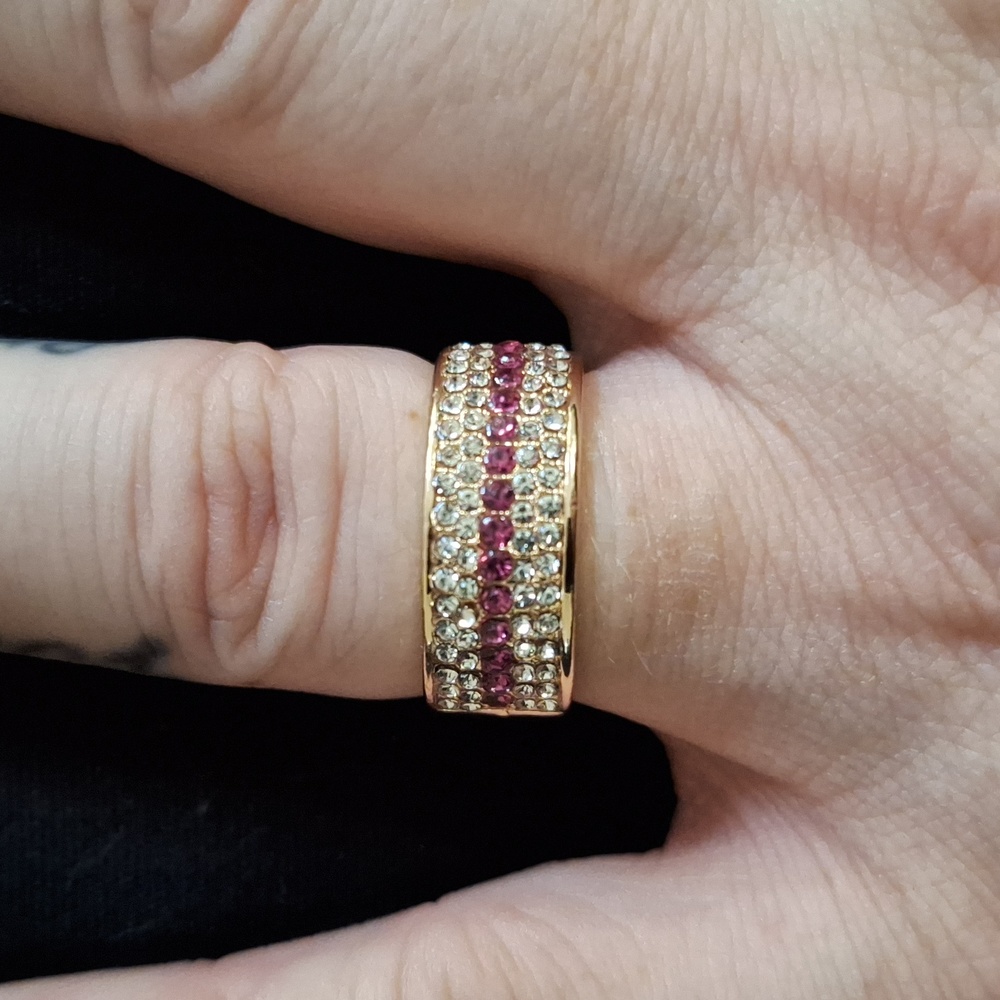 Pink band ring